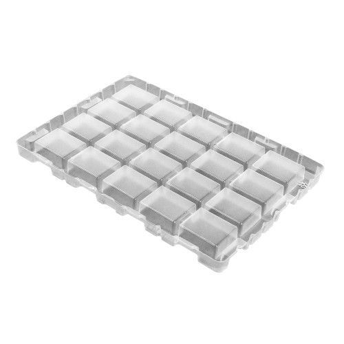 PP Natural Color Electronic Blister Packaging Box