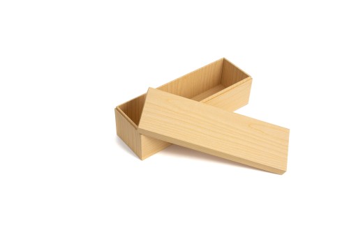 Lid Box with Wooden Interior