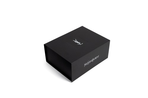 Custom Logo Black Printed Folding Box